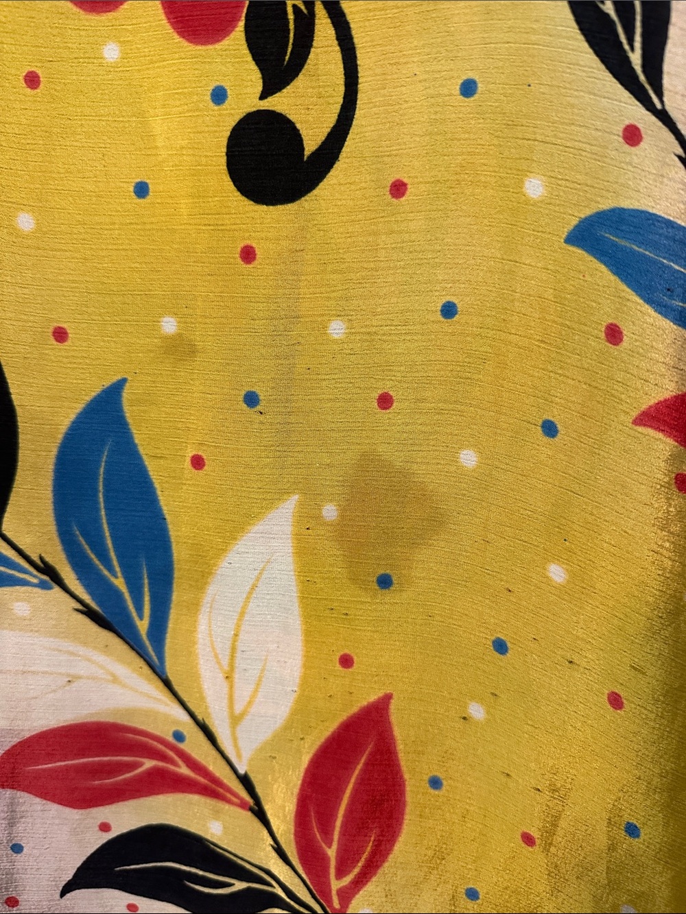 Reversible Wrap Skirt with Multicolor Abstract Print - Picture 5 of 6